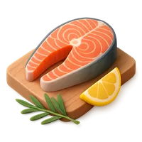 Salmon 3D icon