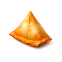 Amber Samosa 3D icon