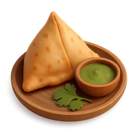 Samosa 3D icon
