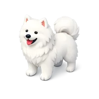 Samoyed 3D icon