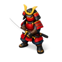 Samurai 3D icon
