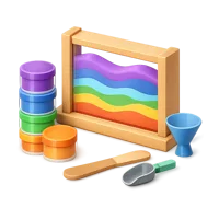 Sand Art Kit 3D icon