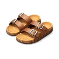 Brown Sandals 3D icon