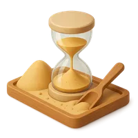 Sand art 3D icon