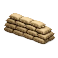 Sandbag Barrier 3D icon