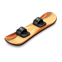 Sandboard 3D icon
