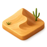 Sanddune 3D icon