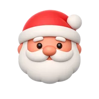 Santa Claus 3D icon