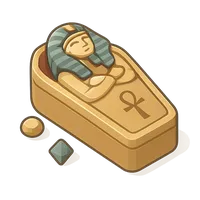 Sarcophagus 3D icon