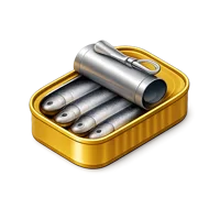 Amber Sardine Can 3D icon