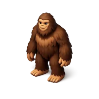 Sasquatch 3D icon