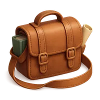 Satchel Bag 3D icon