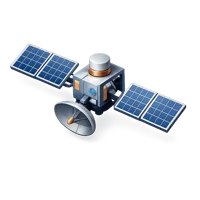 Blue Satellite 3D icon