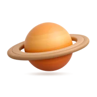 Saturn 3D icon