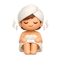 Sauna Woman 3D icon