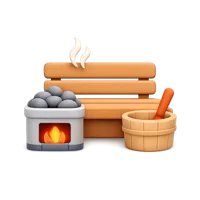 Sauna 3D icon