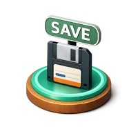 Save Point 3D icon