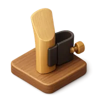 Saxophone Reed 3D icon
