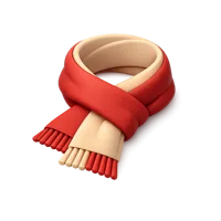 Red Scarf 3D icon