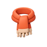 Scarf 3D icon