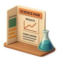 Science Fair Board 3D icon