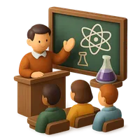 Science Lecture 3D icon