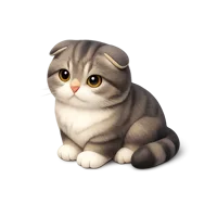 Scottish Fold 3D icon