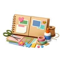 Amber Scrapbooking Kit 3D icon