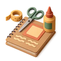 Scrapbooking Kit 3D icon