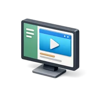 Blue Screen 3D icon