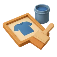 Screen Print 3D icon