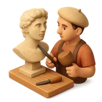Sculptor 3D icon