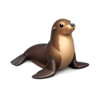 Sea Lion 3D icon