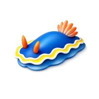 Blue Sea Slug 3D icon