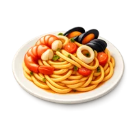 Seafood Pasta 3D icon