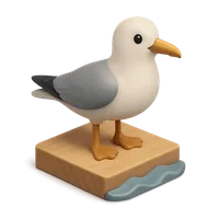 Seagull 3D icon