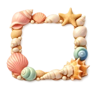 Seashell Frame 3D icon