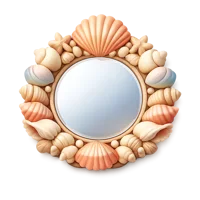 Seashell Mirror 3D icon