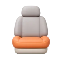 Seat 3D icon