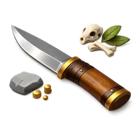 Seax Knife 3D icon