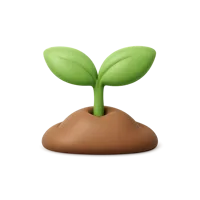 Seedling 3D icon