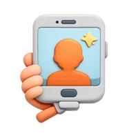 Selfie 3D icon