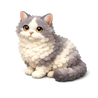 Selkirk Rex 3D icon