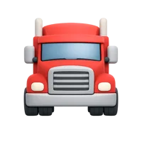 Semi Truck 3D icon