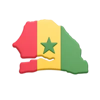 Senegal 3D icon