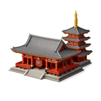 Senso-ji Temple 3D icon