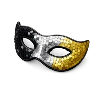 Sequined Mask 3D icon