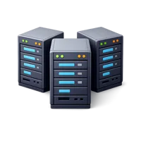 Server Cluster 3D icon