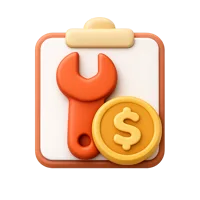 Service Charge 3D icon