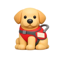 Service Dog 3D icon